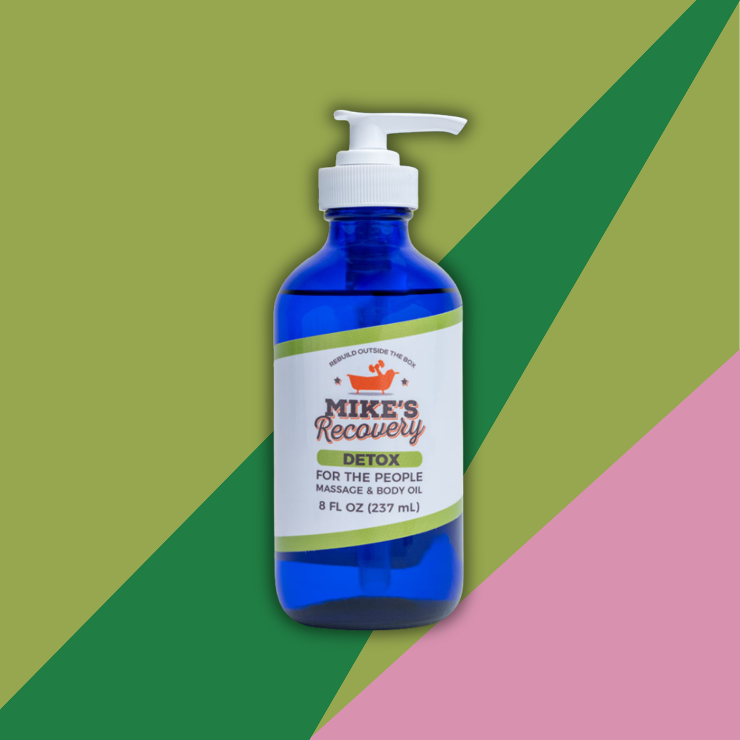 Massage and body oil for the people by Mike's Recovery, Detox blend