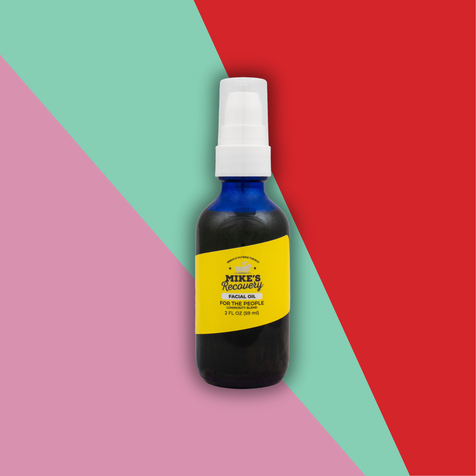 Luminosity facial oil bottle