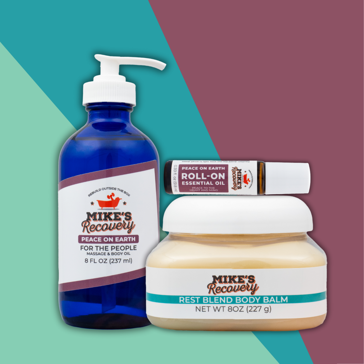 big bottle of restore blend aromatherapy soap