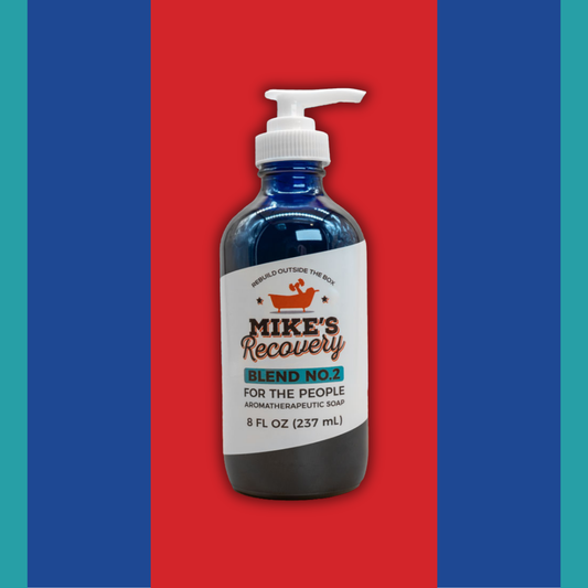 Bottle of Blend No. 2 liquid aromatherapy soap