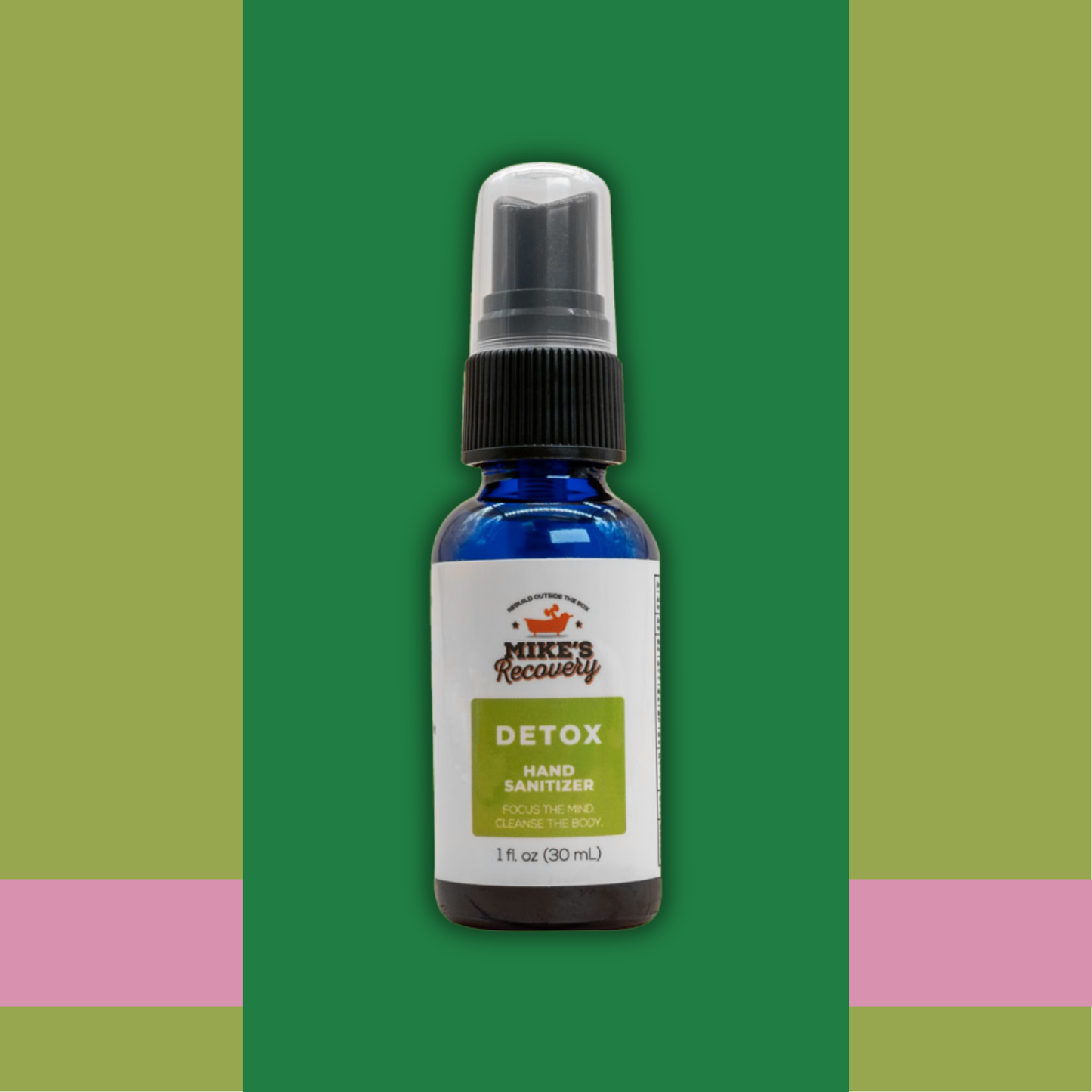 1oz bottle of detox hand sanitizer