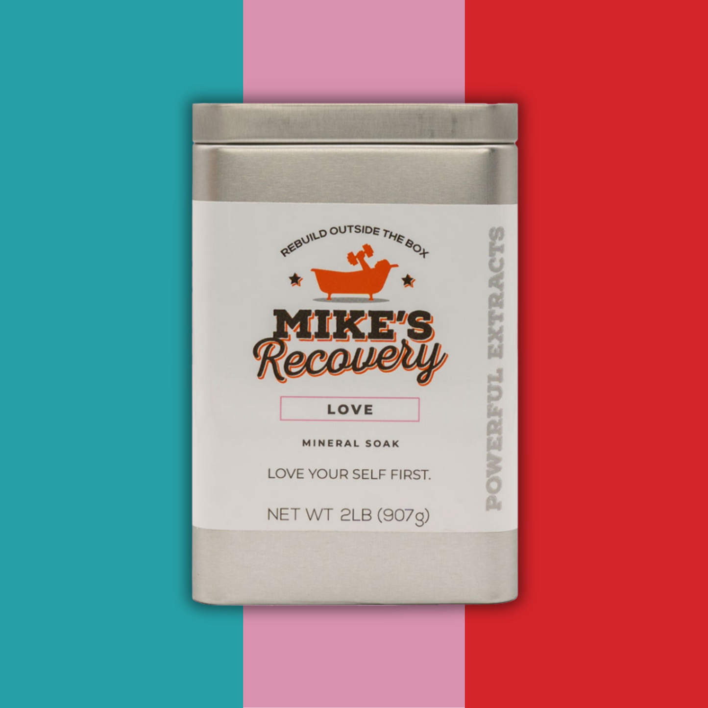 2lb tin of mineral salt Love blend 