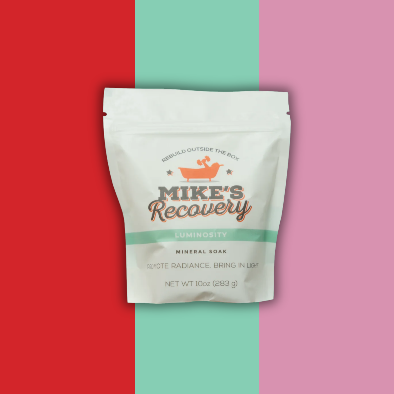 Small package of Luminosity mineral soak for mental clarity