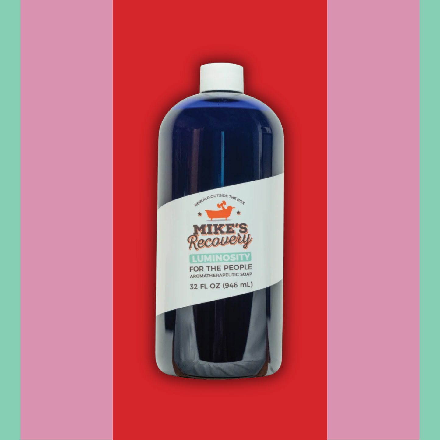 Large aromatherapy soap bottle