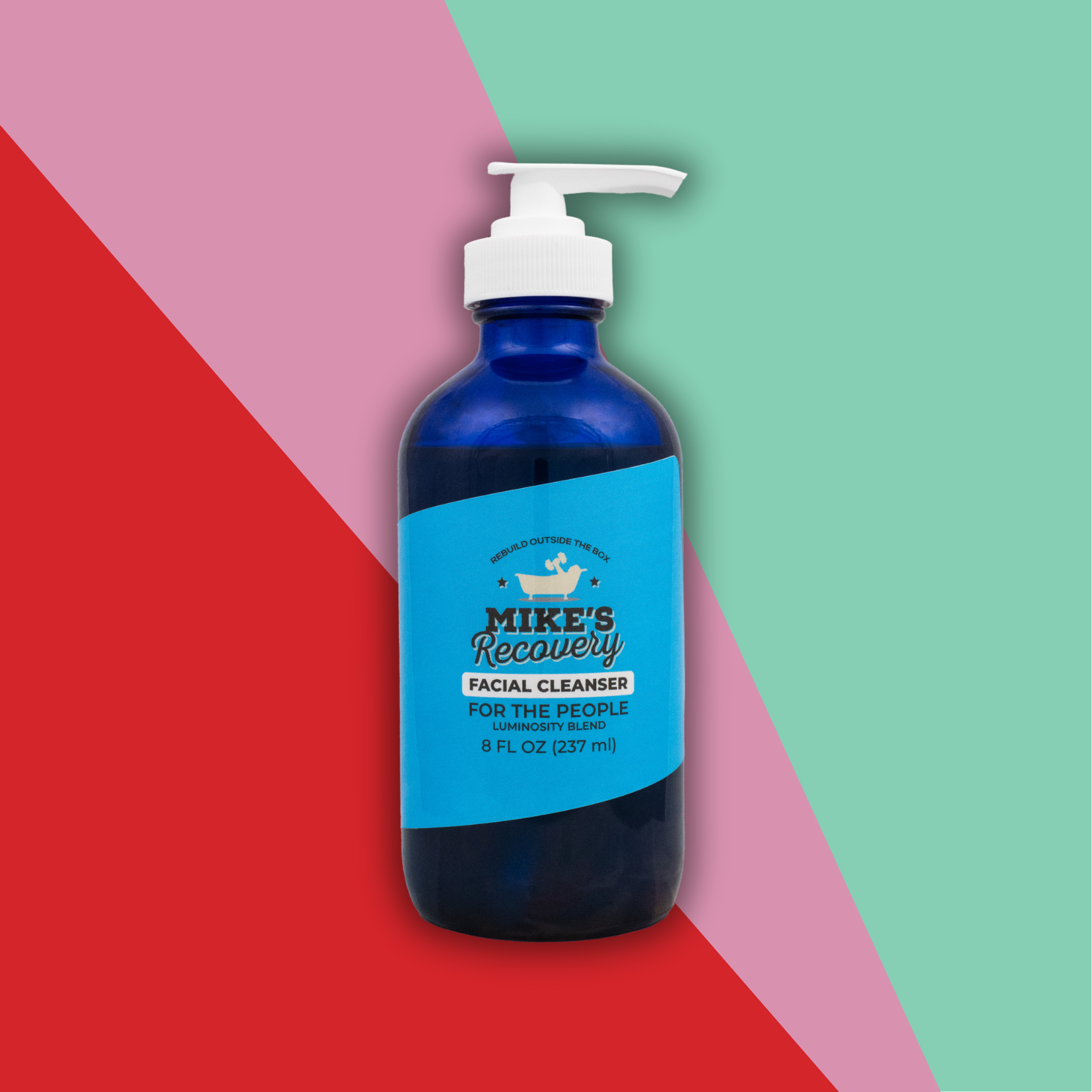 squirt bottle of Luminosity facial cleanser