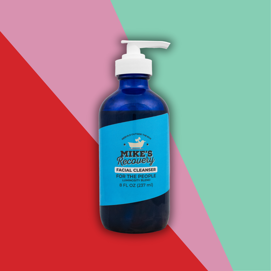 squirt bottle of Luminosity facial cleanser
