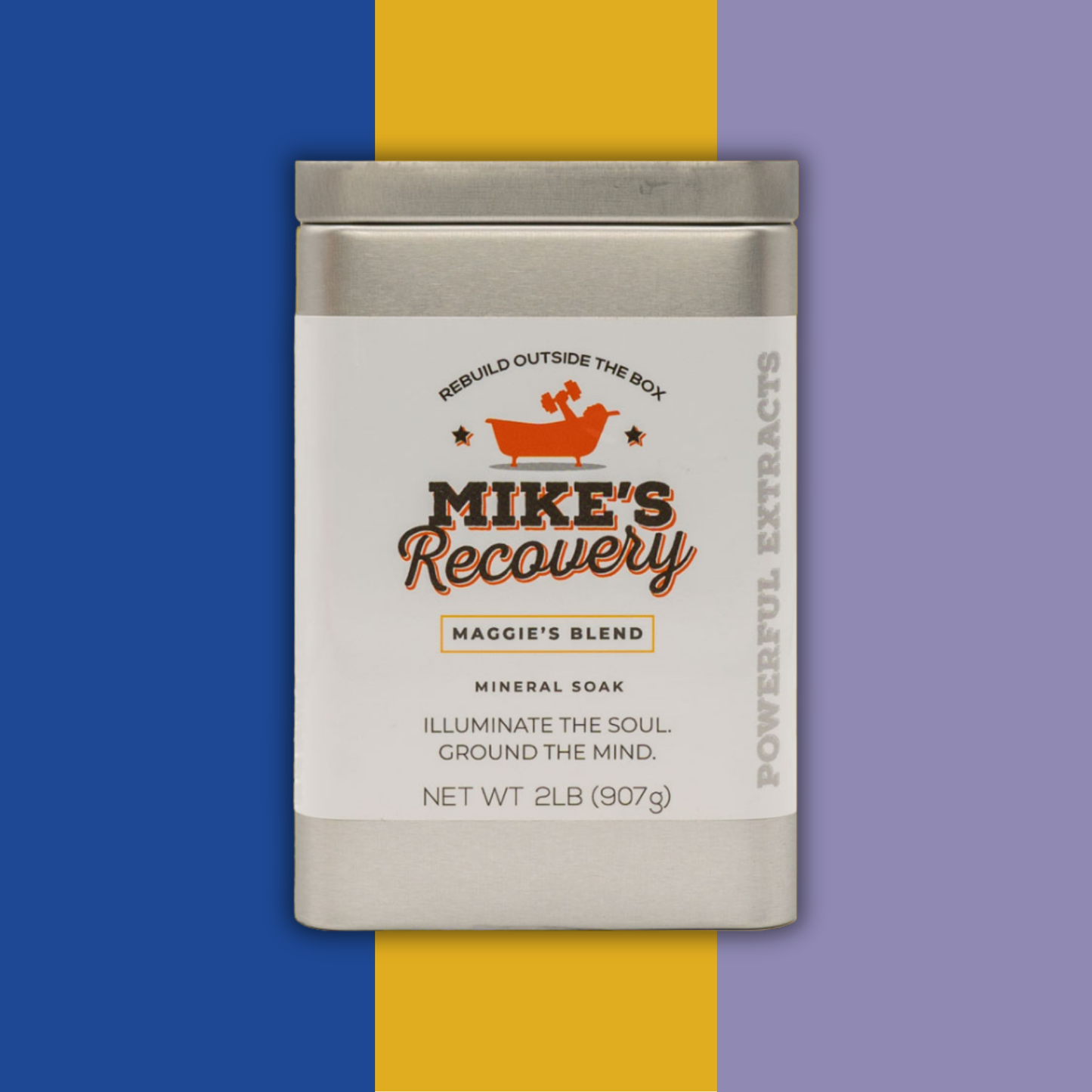 2lb tin of mineral salt in Maggie's Blend