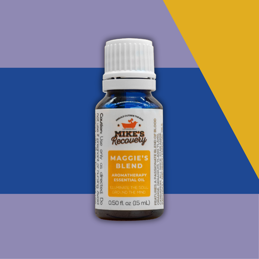 Maggie's Blend aromatherapy essential oil bottle