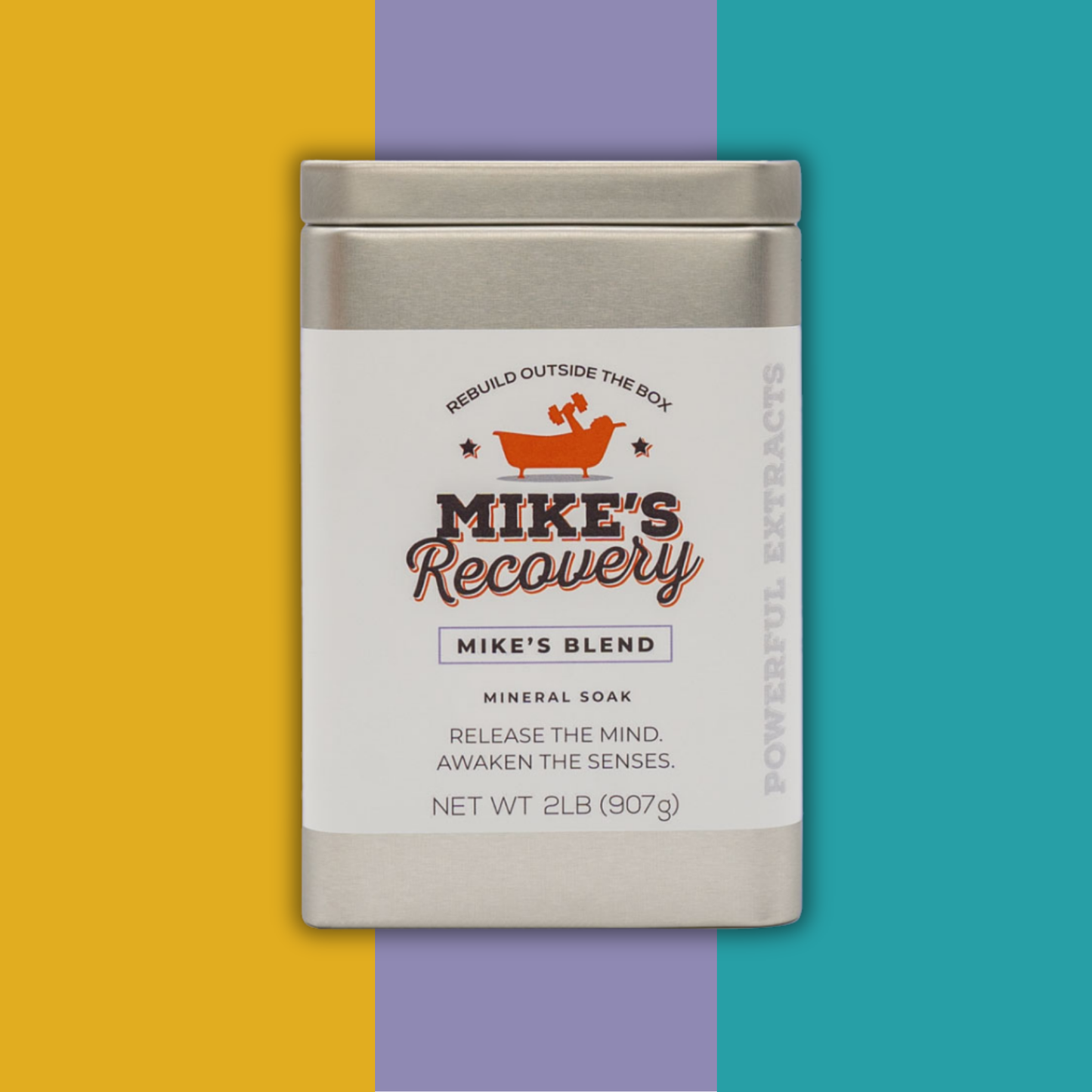 2lb tin of Mike's Blend mineral soak