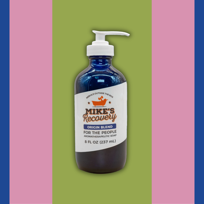 Cardamom and Lime scented aromatherapy soap in a bottle