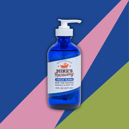 Origin blend massage and body oil squirt bottle