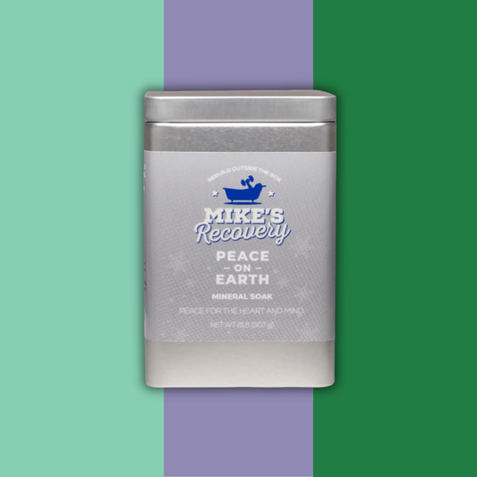 Product photo of Peace on Earth mineral salt soak tin