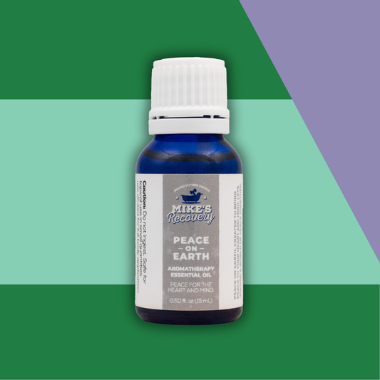 Bottle of aromatherapy essential oil