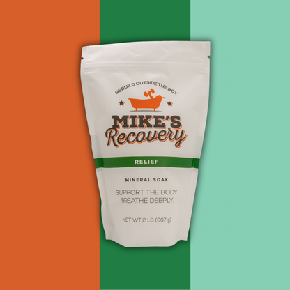 2lb pouch of relief blend mineral salt for bath soak