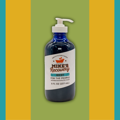 Liquid hand soap bottle