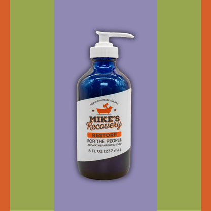 8oz bottle of restore liquid hand soap