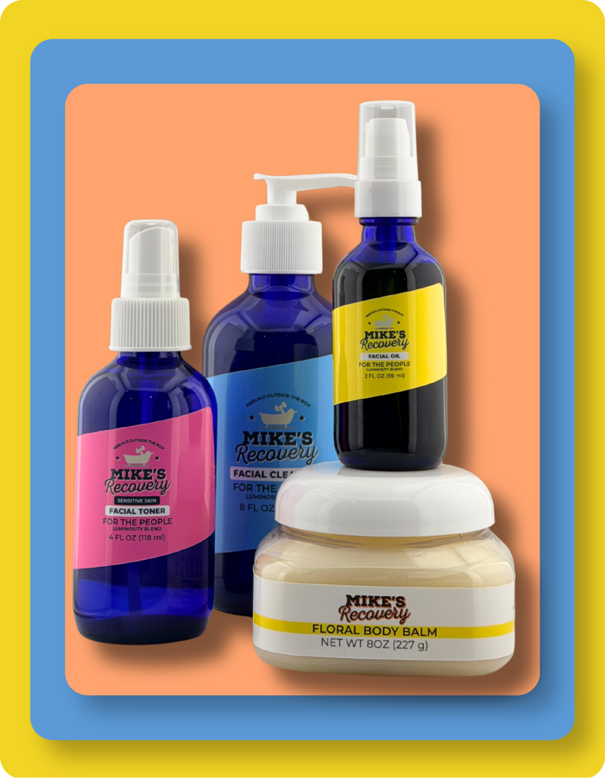 Facial Line Set + Floral Balm