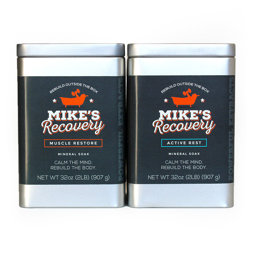 REST & RESTORE Mineral Soak 4lb Tin Combo
